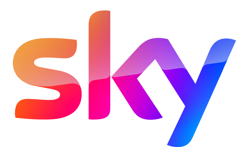 Sky_Logo. Bei uns bekommst Du beste TV-Unterhaltung.